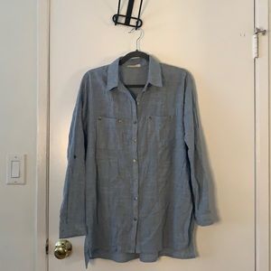 Linen button up
